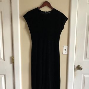 Vintage Black Velvet Dress
